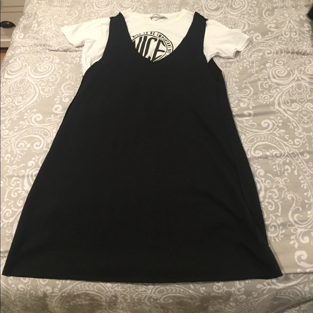 Zara Dress with attached shirt